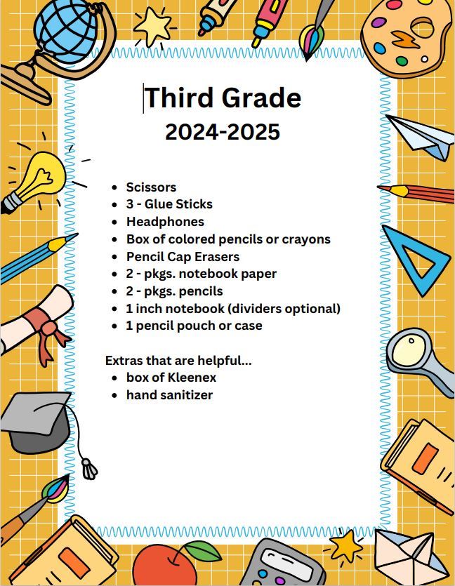 School Supply List